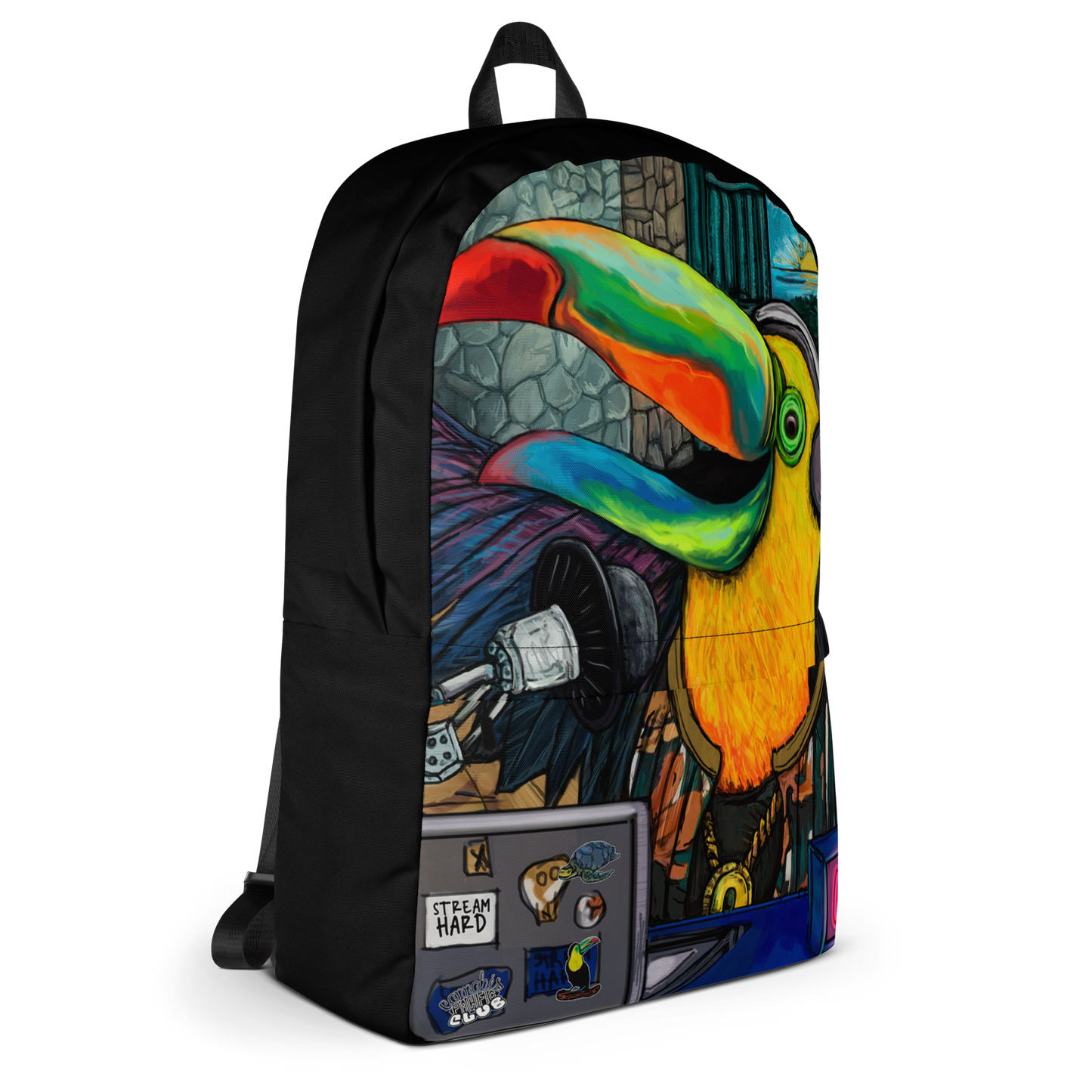 Keel Bill, Backpack