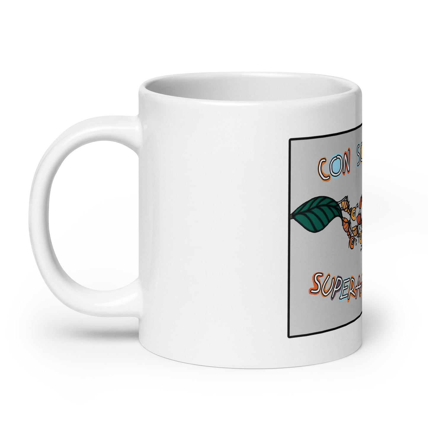 Con Solidaridad Superamos Todo, Animal Kingdom, White glossy mug