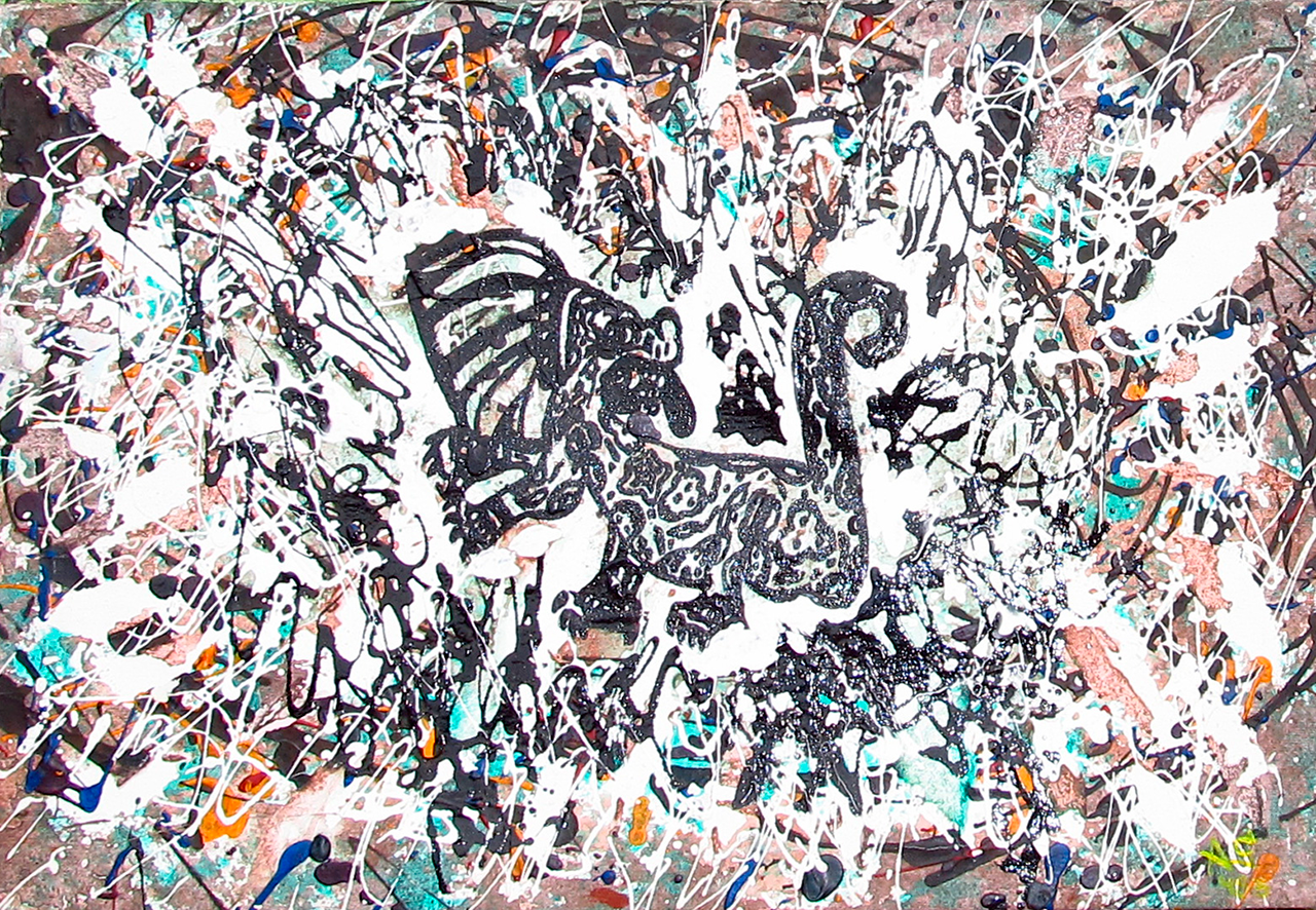 El Chamán, Acrylic on Canvas