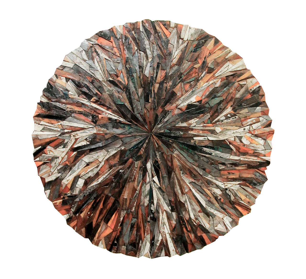 Infinito, Assemblage, 100x100cm /39.3x39.3in