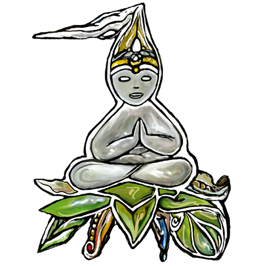 Baby Buddha, Waterproof Sticker, CR