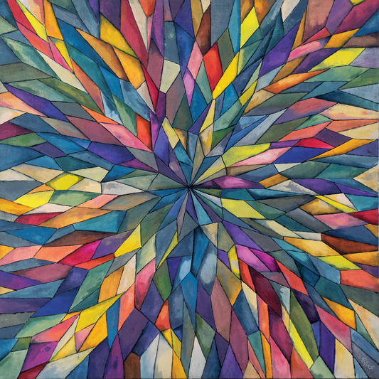 Crystals, Canvas Print, CR