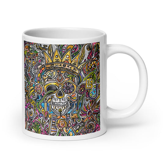 Catrina, White glossy mug