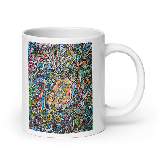 Bitcoin, White glossy mug
