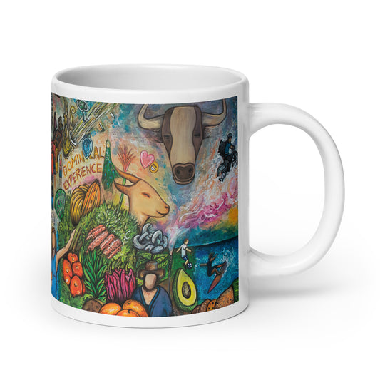 Dominical Experience, White glossy mug
